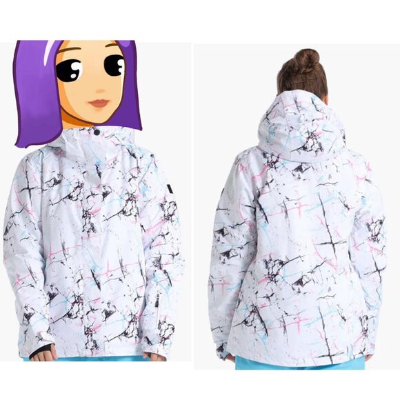 Smaining Women's  High Waterproof Colorful Metropolis Women's Ski Jacket XS - Picture 1 of 13